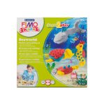 Gyurmakészlet, STA, Fimo Kids, 4x42g, tengeri