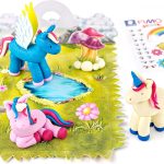 Gyurmakészlet, Fimo Kids, 4x42g, unikornis