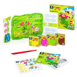 Gyurmakészlet, Fimo Kids, 4x42g, vidám méhecskék