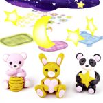 Gyurmakészlet, Fimo Kids, 4x42g, álmodozó kisállatok