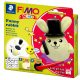 Gyurmakészlet, STA, Fimo Kids, 2x42g, vicces nyúl