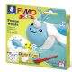 Gyurmakészlet, STA, Fimo Kids, 2x42g, vicces bálna