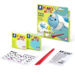 Gyurmakészlet, STA, Fimo Kids, 2x42g, vicces bálna