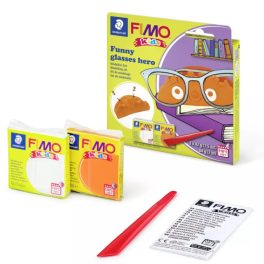 Gyurmakészlet, STA, Fimo Kids, 2x42g, vicces szeműveg hős
