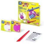 Gyurmakészlet, STA, Fimo Kids, 2x42g, vicces radírevő