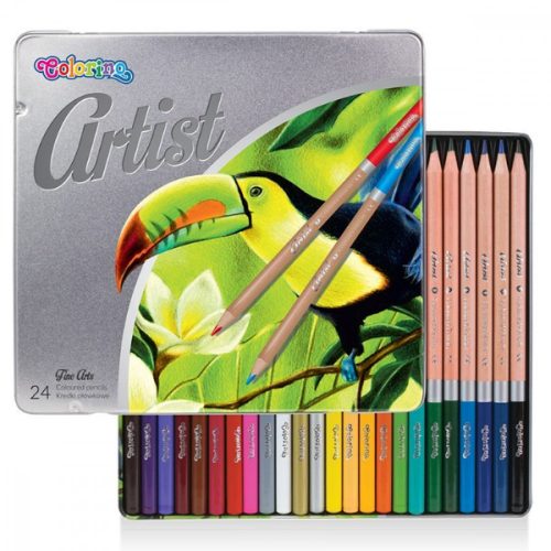 Colorino Artist 24db-os színesceruza készlet - fémdobozos