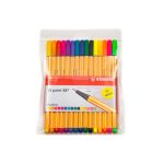 STABILO point 88 tűfilc szett 15db-os, 10normál + 5neon szín