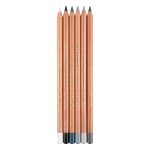 Koh-I-Noor Gioconda Pasztellceruza készlet - 6db szürke árnyalat
