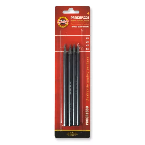 Progresso grafit készlet 4db (HB, 2B, 4B, 6B)