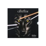 Rajzkészlet, Cretacolor Wolf box 25 darabos, fémdobozos