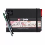 Sakura Sketch note jegyzettömb, A5 fekvő - krémszínű lapok