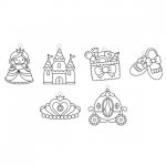 Amos fényvarázs forma szett 6db S-10 - Hercegnős