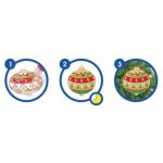 Amos fényvarázs forma szett 6db - Karácsonyi gömbök