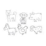 Amos fényvarázs forma szett 6db S-22 - Állatok