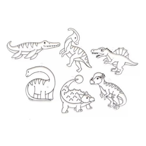 Amos fényvarázs forma szett 6db - Dinoszauruszok