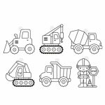 Amos fényvarázs forma szett 6db S-26 - Munkgépek