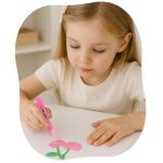 Amos csillámos ragasztó készlet 5x10,5 ml - neon színek 