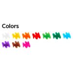 Amos üvegmatrica készlet 10x10,5ml + 12db Desszertek fényvarázs forma