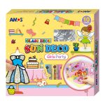 Amos üvegmatrica készlet 10x10,5ml + fényvarázs formák - Lányos buli 