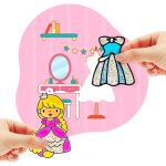 Amos üvegmatrica készlet 10x10,5ml + fényvarázs formák - Lányos buli 