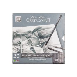 Cretacolor szén rajzkészlet, 20db