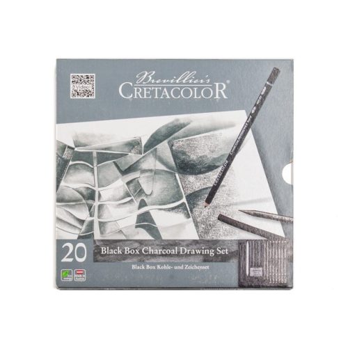 Cretacolor szén rajzkészlet, 20db