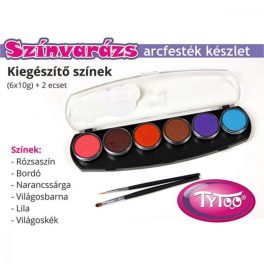   TyToo Színvarázs Arcfesték szett 6x10g  - kiegészítő színek