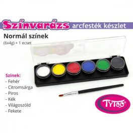 TyToo Színvarázs Arcfesték szett 6x4g  - alap színek