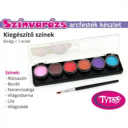   TyToo Színvarázs Arcfesték szett 6x4g  - kiegészítő színek