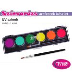 TyToo Színvarázs Arcfesték szett 6x4g  - uv-neon színek