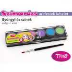 TyToo Színvarázs Arcfesték szett 6x4g  - gyöngyház színek