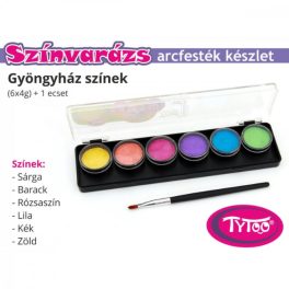   TyToo Színvarázs Arcfesték szett 6x4g  - gyöngyház színek