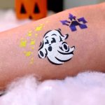 TyToo Halloween Arcfesték szett (6db mosaic sablonnal)