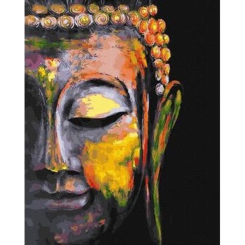 Buddha - számfestő keretre feszítve (40x50cm)