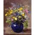 Hangulatos csokor - számfestő keretre feszítve (40x50cm)