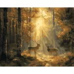 Alkonyati szerenád - számfestő keretre feszítve (40x50cm)