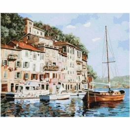   Sorrento Olaszország - számfestő keretre feszítve (40x50cm)
