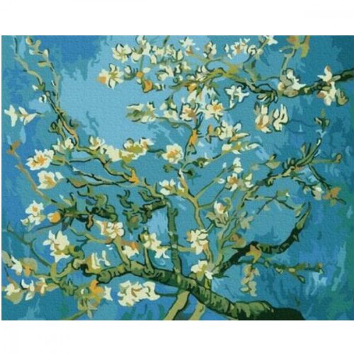 Mandulavirágzás (Van Gogh) - számfestő keretre feszítve (40x50cm)