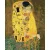 Csók (Gustav Klimt) - számfestő keretre feszítve (40x50cm)