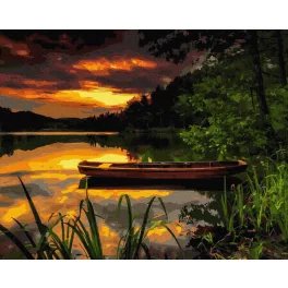   Masuria - földi paradicsom - számfestő keretre feszítve (40x50cm)
