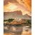 Naplemente Norvégiában
 - számfestő keretre feszítve (40x50cm)