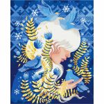 A tél madarai (Polina Skurikhina) - számfestő keretre feszítve (40x50cm)