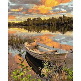   Napsütéses nap ölelése - számfestő keretre feszítve (40x50cm)