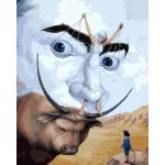 Salvador Dali - számfestő keretre feszítve (40x50cm)