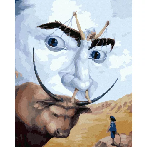 Salvador Dali - számfestő keretre feszítve (40x50cm)