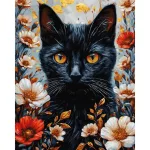 Arany lustaságművész - számfestő keretre feszítve arany festékkel (40x50cm)