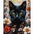 Arany lustaságművész - számfestő keretre feszítve arany festékkel (40x50cm)
