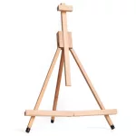 Festőállvány, tripód (3 lábú) bükkfa 
