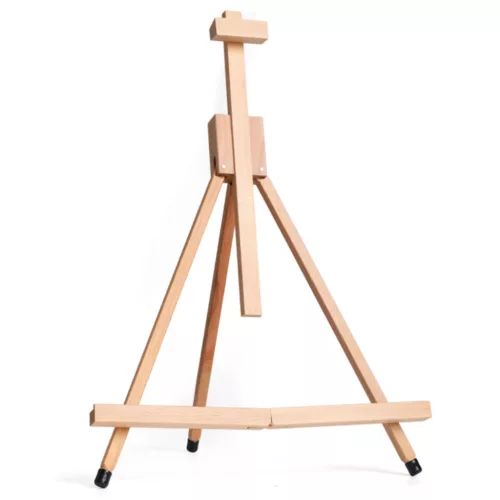 Festőállvány, tripód (3 lábú) bükkfa 