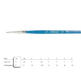   Renesans kör ecset, szintetikus mongúzimitáció J1099R-000
